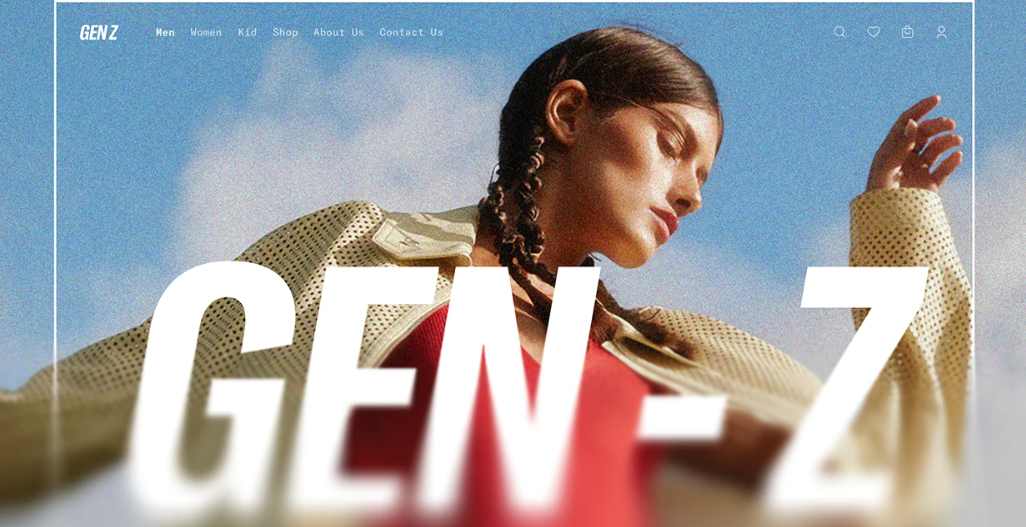 GEN-Z website design direction